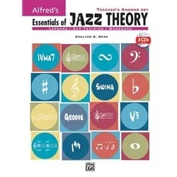 Alfred’s Essentials of Jazz Theory – Teacher’s Answer Key and 3 CDs