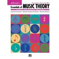 Alfred’s Essentials of Music Theory Teacher’s Answer Key – Book and 2 CDs