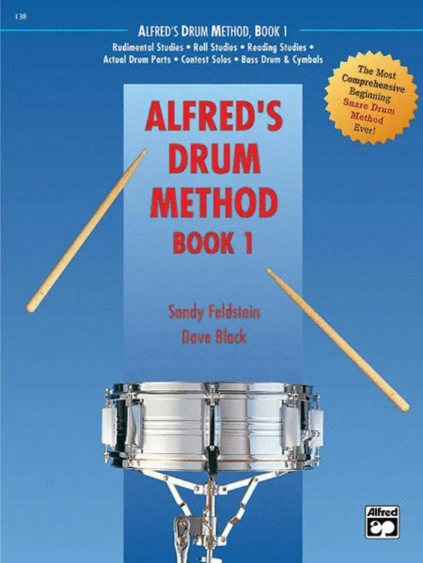 Alfreds Drum Method Book 1 Book/DVD Hard Case Book