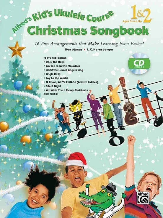 Alfreds Kids Ukulele Course Christmas SngBook