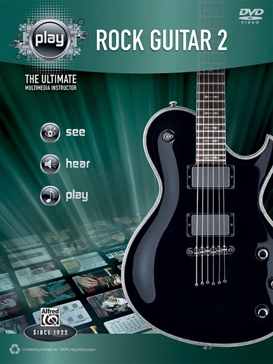 Alfreds Play Rock Guitar 2 Book/DVD