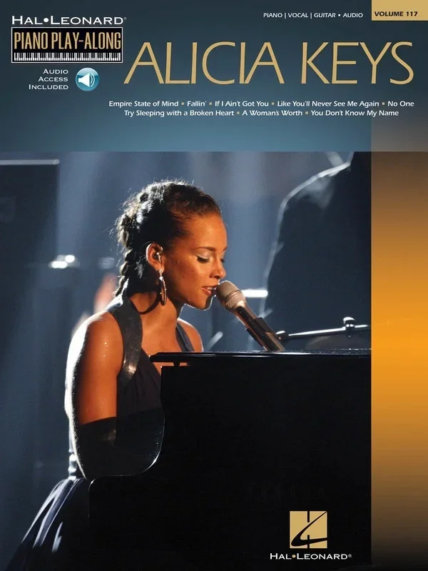 Alicia Keys Piano Play Along Book/CD V117 (Softcover Book/CD)