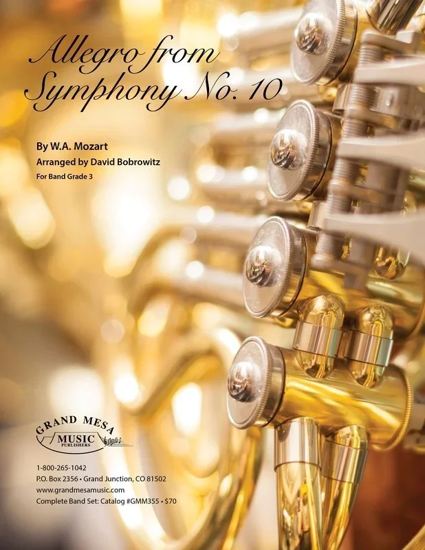 Allegro From Symphony No 10 Concert Band 3 Score/Parts Book