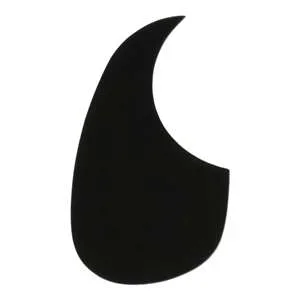 Allparts PG-0090-L23 Thin Acoustic Pickguard with Adhesive Backing (Left-Handed) – Black