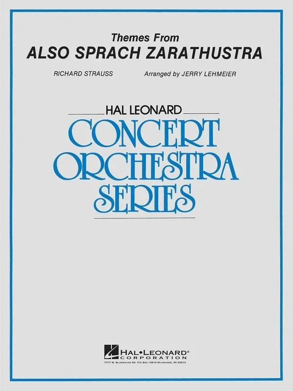 Also Sprach Zarathustra Hal Leonard Full Orchestra 3-4 (Pod) (Music Score/Parts)