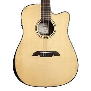 Alvarez Artist Elite Series AED90CE Dreadnought Acoustic-Electric Guitar – Spruce Top with Macassar Ebony Back and Sides