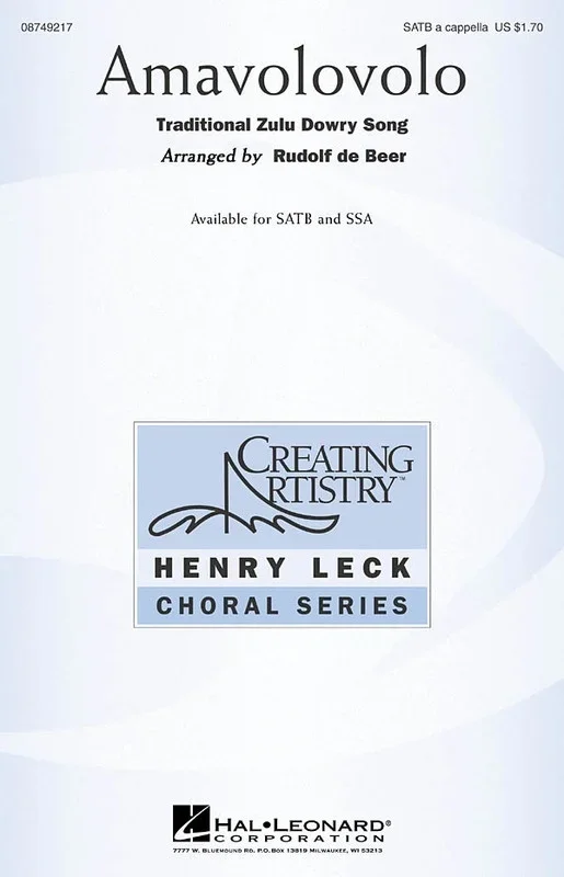 Amavolovolo SATB (Octavo)