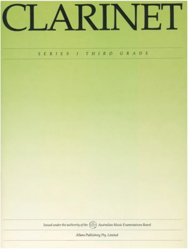 AMEB Clarinet Grade 3 Series 1 (Softcover Book)