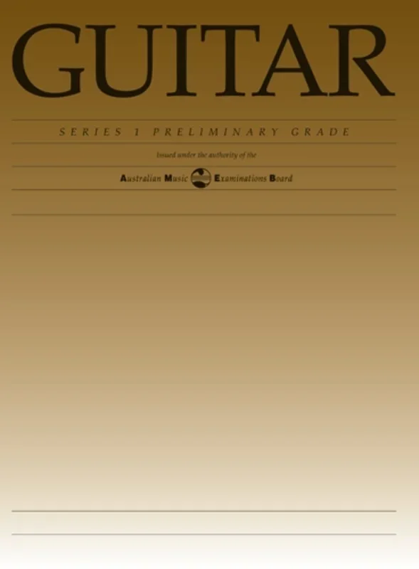 AMEB Classical Guitar Preliminary Grade Series 1 (Softcover Book)