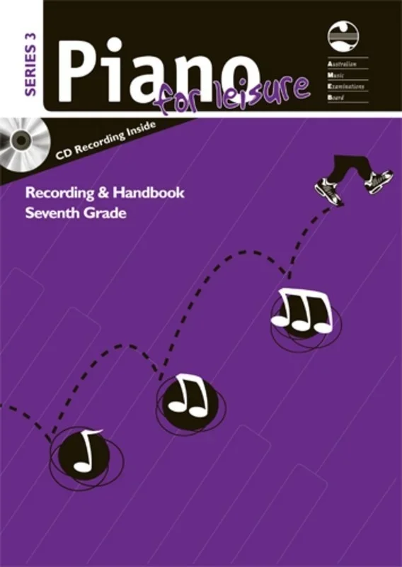 AMEB Piano For Leisure Grade 7 Series 3 CD Handbook (Softcover Book/CD)