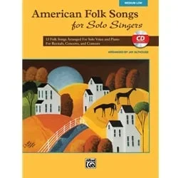 American Folk Songs for Solo Singers – Medium Low (Book with CD)