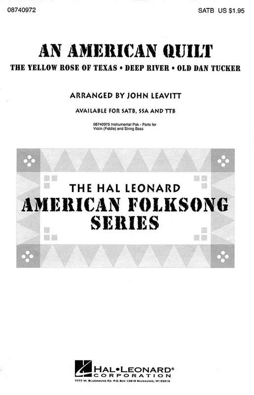 American Quilt SATB Arr Leavitt (Octavo)