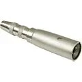 American Recorder Technologies XLR Male to 1/4″ Female Stereo Adapter Nickel
