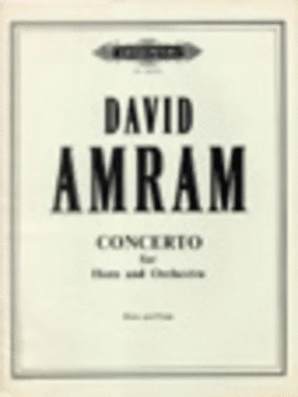 Amram – Concerto For Horn/Piano (Softcover Book)