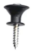 AMS GP120 End Pin Black Plastic
