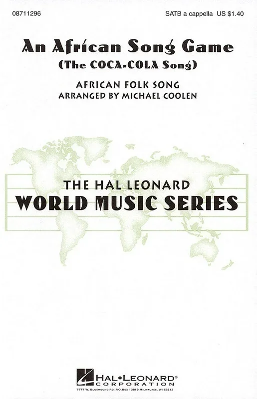 An African Song Game Arr Coolen SATB Aca (Octavo)