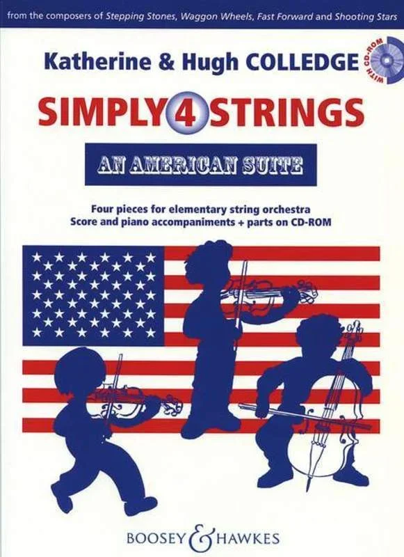 An American Suite Simply 4 Strings Sc/CD-Rom (Music Score/Parts/CD-Rom) Book
