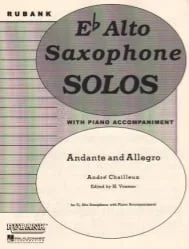 Andante and Allegro – Alto Sax and Piano