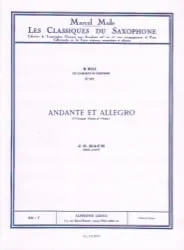Andante and Allegro from Violin Sonata No. 1 – Alto Sax and Piano