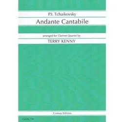 Andante Cantabile from String Quartet No. 1 in D Major – Clarinet Quartet