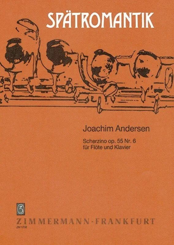 Andersen – Scherzino Op 55 No 6 Flute/Piano (Softcover Book)