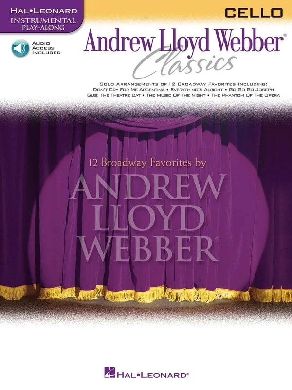 Andrew Lloyd Webber Classics Cello Book/CD