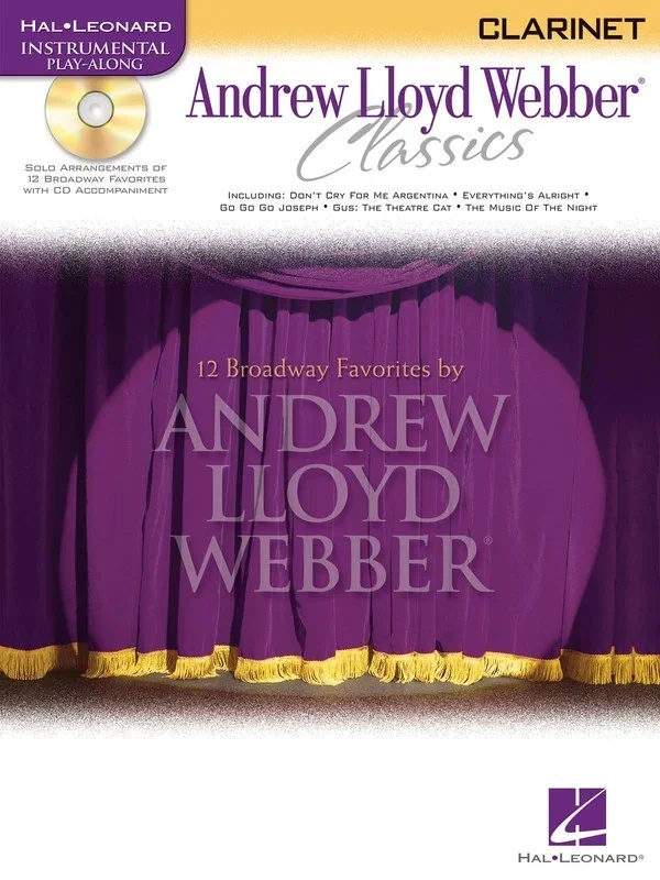 Andrew Lloyd Webber Classics Clarinet Book/CD