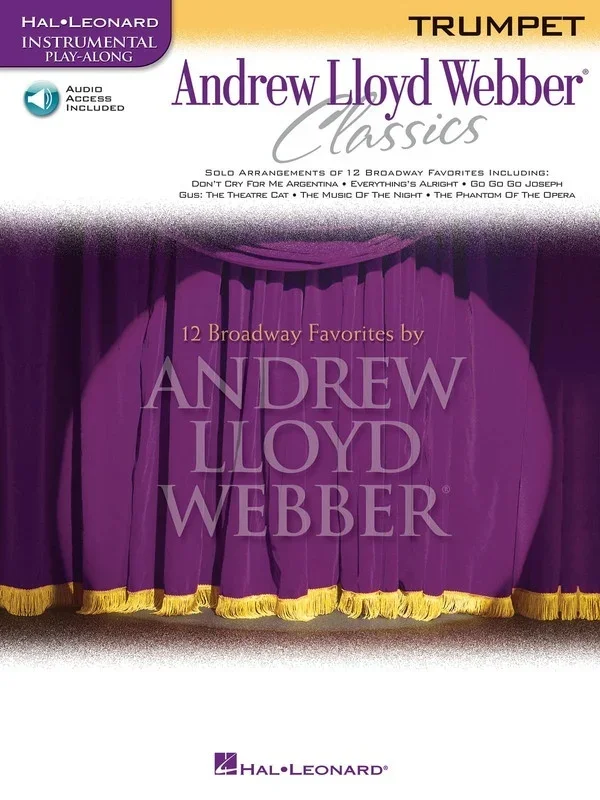 Andrew Lloyd Webber Classics Trumpet Book/CD