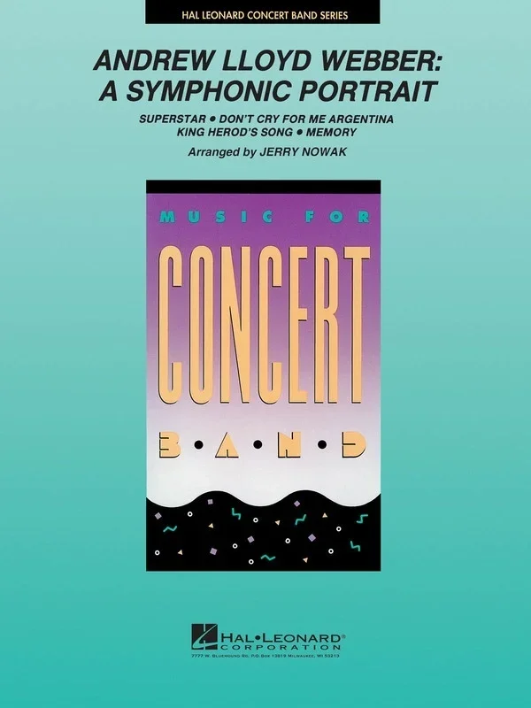 Andrew Lloyd Webber Symphonic Portrait Concert Band 4 (Music Score/Parts)