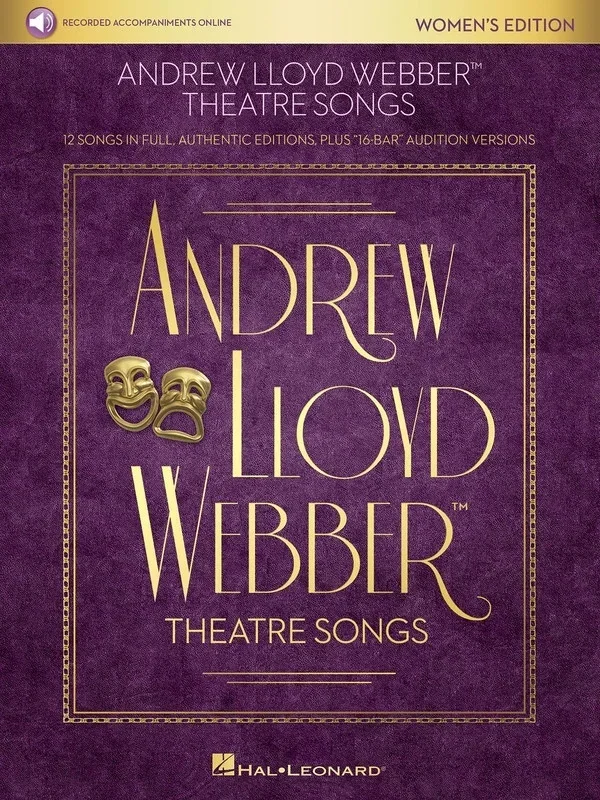 Andrew Lloyd Webber Theatre Songs Women Book/Online Audio (Softcover Book/Online Audio)