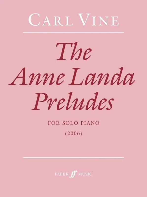 Anne Landa Preludes The Piano Solo (Softcover Book)