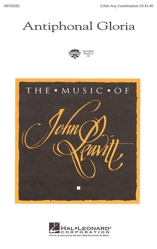 Antiphonal Gloria 2 Pt Arr Leavitt (Octavo)