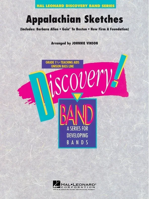 Appalachian Sketches Discovery Concert Band 1.5 (Music Score/Parts)