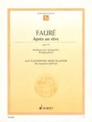 Apres un reve, Op. 7, No. 1 – Alto Sax and Piano