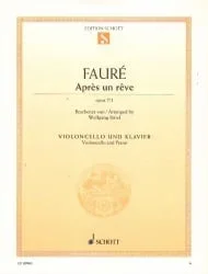 Apres un reve, Op. 7, No. 1 – Cello and Piano
