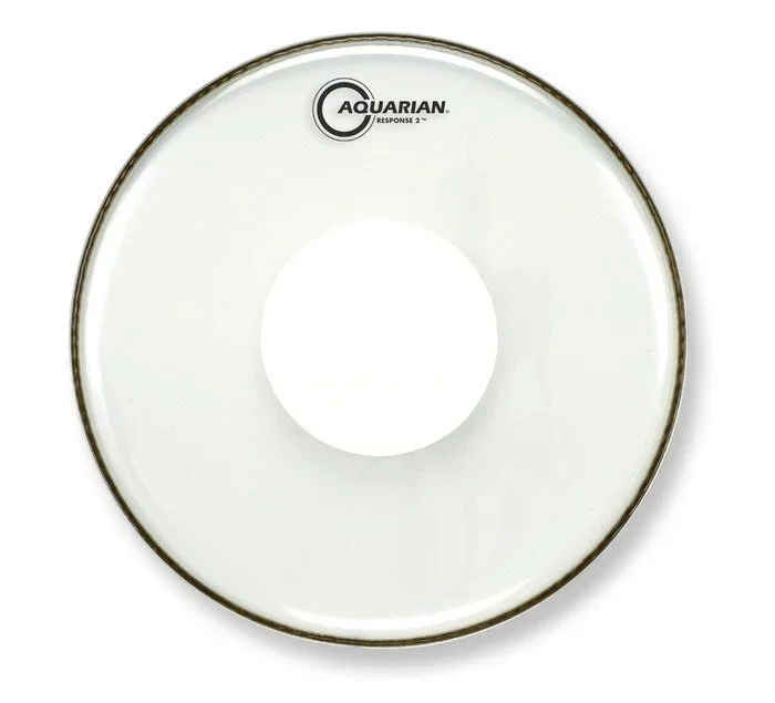 Aquarian 08 Inch Drum Head Clear W/Power Dot RSP2-PD8