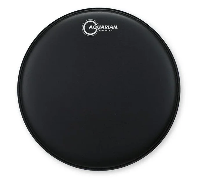 Aquarian 13″ Concert 5 Black Texture Coated 5mil Single Ply Sensitive Snare Batter