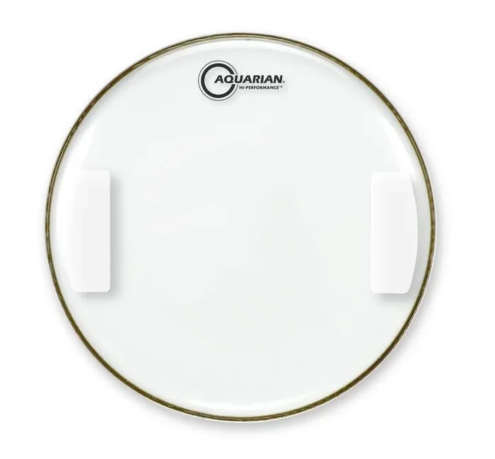 Aquarian 13″ Hi-Performance Resonant 3mil Snare Side Drumhead with Snare Guard Strips