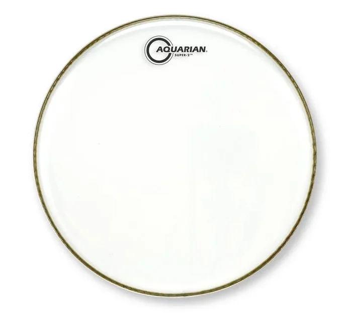 Aquarian 13″ Super-2 Clear 5/7 Double Ply Drumhead