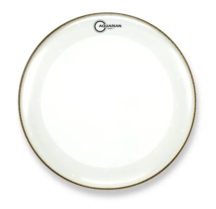 Aquarian 18″ Full Force I Clear 10mil Single Ply Bass Drumhead with Vented Control Ring