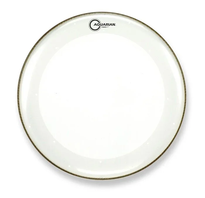 Aquarian 18 Inch Bass Drum Head Clear W/Kick Pad FB18