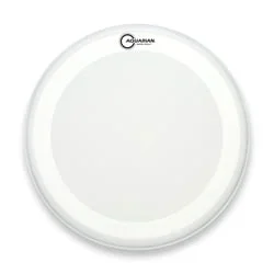 Aquarian 22″ Super Kick II Texture Coated White Drumhead
