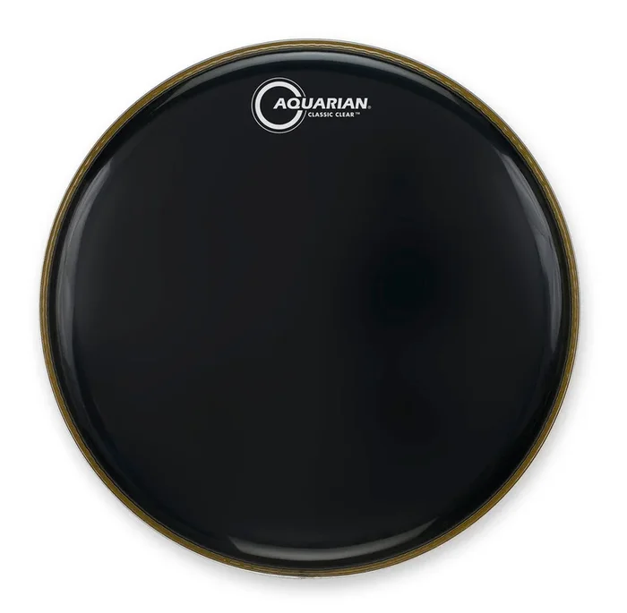 Aquarian CC14BK Classic Clear Black Drumhead