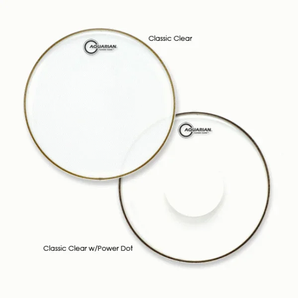 Aquarian Ccpd22B Classic Clear With Power Dot -Size – 22″