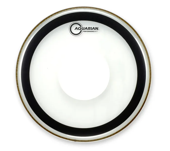Aquarian PFPD13 Perf. II 2Ply Clear With Power Dot Drumhead