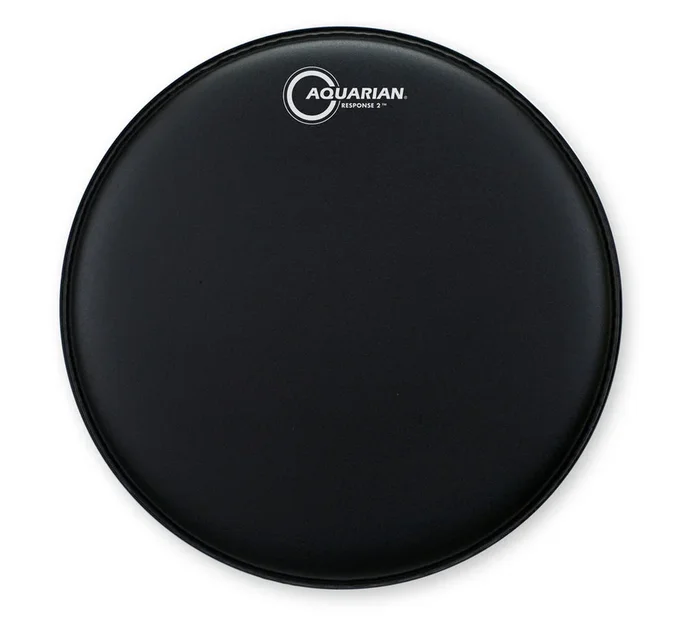 Aquarian TCRSP2-10BK Response2 Tex-Coated Drumhead