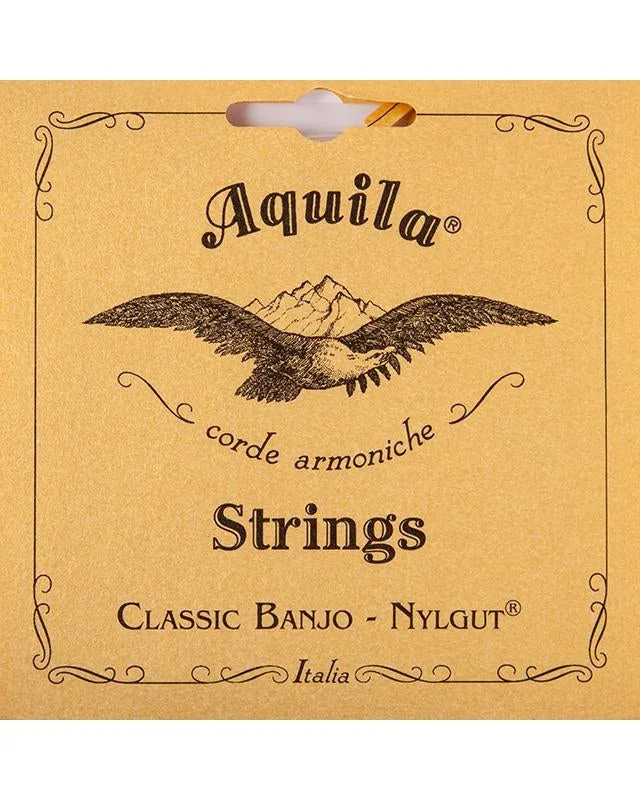 AQUILA 5B 5-STRING BANJO STRING SET, MEDIUM TENSION, NYLGUT