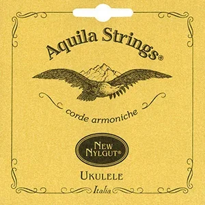Aquila New Nylgut Low-G Soprano Ukulele String Set – Synthetic Gut for Better Sound and Stability
