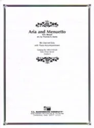 Aria and Menuetto – Clarinet and Piano