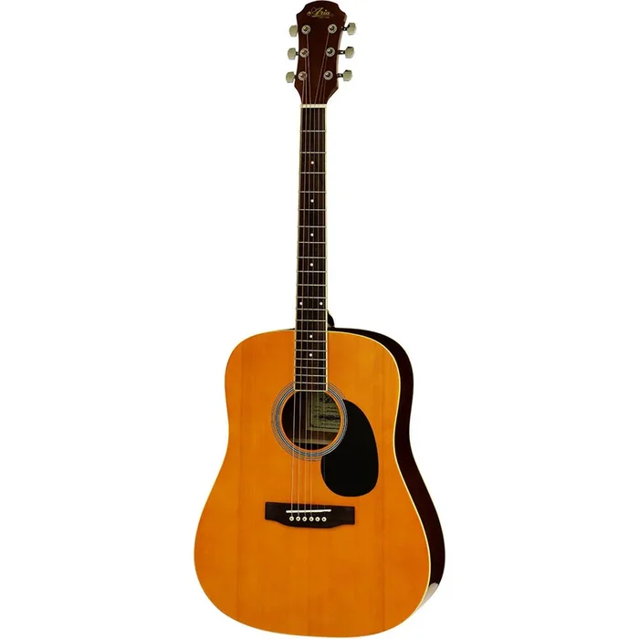 Aria AWN-15 Prodigy Series Acoustic Dreadnought Guitar – Orange Gloss